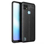 Royal Cover Realme C21 Kılıf Deri Görünümlü Yüksek Kaliteli Premium Silikon Kapak Rcv/Niss