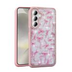 Royal Cover Samsung Galaxy A16 Kılıf Simli Şeffaf Mini Figürlü Ve Kenarları Taşlı Silikon Kapak Rcv/Azra