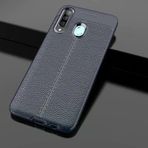 Royal Cover Samsung Galaxy A20s Kılıf Deri Görünümlü Yüksek Kaliteli Premium Silikon Kapak Rcv/Niss
