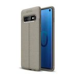 Royal Cover Samsung Galaxy S10 Kılıf Deri Görünümlü Yüksek Kaliteli Premium Silikon Kapak Rcv/Niss