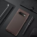 Royal Cover Samsung Galaxy S10 Kılıf El İzi Yapmayan Yüksek Kaliteli Silikondan Üretilmiş Premium Kapak Rcv/Negro