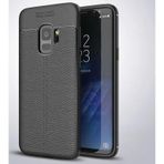 Royal Cover Samsung Galaxy S9 Kılıf Deri Görünümlü Yüksek Kaliteli Premium Silikon Kapak Rcv/Niss