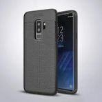 Royal Cover Samsung Galaxy S9 Plus Kılıf Deri Görünümlü Yüksek Kaliteli Premium Silikon Kapak Rcv/Niss