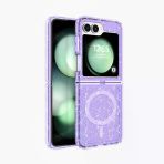 Royal Cover Samsung Galaxy Z Flip 6 Kılıf Şeffaf Yapılı Ve Magsafe Özellikli Sert Premium Silikon Kapak Rcv/Allstar