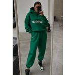 ROYAL FASHİON Kadın Baskılı Oversize Üç Iplik Polar Eşofman Takımı