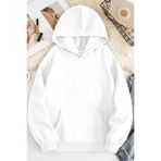 ROYAL FASHİON KAPŞONLU DÜZ SWEAT