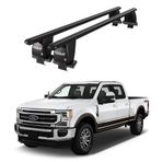 Royal Ford F250 (2015-2020) Uyumlu Siyah Kilitli Ara Atkı Port Bagaj Tavan Barı