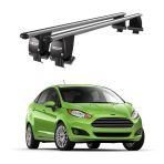 Royal Ford Fiesta VI (2013-2017) Uyumlu Gri Kilitli Ara Atkı Port Bagaj Tavan Barı