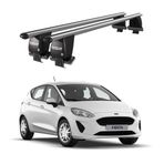 Royal Ford Fiesta VII (2017 ve Sonrası) Uyumlu Gri Kilitli Ara Atkı Port Bagaj Tavan Barı
