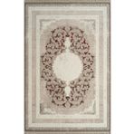 Royal Halı Kim Royal KC09A Vizon Bordo Akrilik Yumuşak Dokulu Modern Klasik Halı