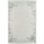 Royal Halı Momento ZV07B Krem Gri Akrilik Yumuşak Dokulu Retro Motifli Halı KREM GRİ 100 x 200