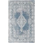 Royal Halı Mystıc QM06B Doğal Ipliklerle Üretilen Parlak Yüksek Kalite 120 Tarak Ipek Halı - 200 x 290 cm - Açık Mavi