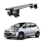 Royal Hyundai ix20 (2010 ve Sonrası) Uyumlu Gri Kilitli Ara Atkı Port Bagaj Tavan Barı