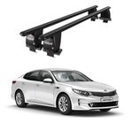 Royal Kia Optima (2015 ve Sonrası) Uyumlu Siyah Kilitli Ara Atkı Port Bagaj Tavan Barı