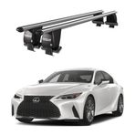Royal Lexus IS (2013 ve Sonrası) Uyumlu Gri Kilitli Ara Atkı Port Bagaj Tavan Barı