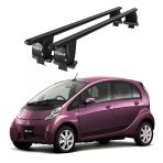 Royal Mitsubishi I-miev (2010 ve Sonrası) Uyumlu Siyah Kilitli Ara Atkı Port Bagaj Tavan Barı