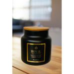 Royal Mum Royal Bella Aromalı Matte Black Kavanoz Mum - 410 gr - Siyah - 1 Adet