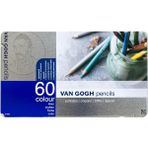 Royal Talens Van Gogh Kuru Boya Kalemi 60 Renk Metal Kutu Işığa Dayanıklı Kalite