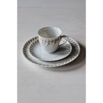 Royal Tettau Ince Porselen Vintage Çay Fincanı Seti 3 Parça - 200 ml