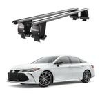 Royal Toyota Avalon (2018 ve Sonrası) Uyumlu Gri Kilitli Ara Atkı Port Bagaj Tavan Barı