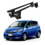 Royal Toyota Ractis / Verso S (2010-2017) Uyumlu Siyah Kilitli Ara Atkı Port Bagaj Tavan Barı