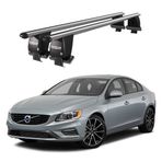 Royal Volvo S60 (2010-2018) Uyumlu Gri Kilitli Ara Atkı Port Bagaj Tavan Barı