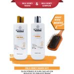 Royal'e Professional Milk Honey Maske ve Şampuan 500ML+AHŞAP Tarak
