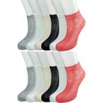 Royaleks 12 Adet Örgü İşlemeli Kadın Fantezi Bilek Çorap