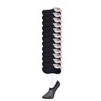 Royaleks 12 Çift Siyah Kadın Görünmez Çorap