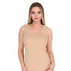 Royaleks 2127B Geniş Askılı Elestan Likralı Ten Kadın Atlet