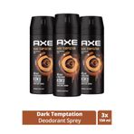 Royaleks 3 Adet Axe Dark Temptatıon Bay Parfüm Kofre 150 Ml