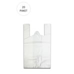 Royaleks Beyaz Hışır Atlet Poşet Mini Boy 22x31 cm 20 Paket Takriben 10.000 Adet