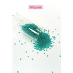 Royaleks BNC049 60 gr 11/0 2 mm Şeffaf Yeşil Dökme Cam Kum Boncuk