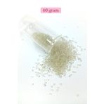 Royaleks BNC053 60 gr 11/0 2 mm Şeffaf Beyaz Dökme Cam Kum Boncuk