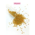 Royaleks BNC066 60 gr 11/0 2 mm Sarı Turuncu Dökme Cam Kum Boncuk