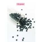 Royaleks BNC084 4 mm 20 gr Siyah Dökme Cam Büyük Boy 6/0 Kum Boncuk