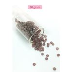 Royaleks BNC105 4 mm 20 gr Şeffaf Gri Dökme Cam Büyük Boy 6/0 Kum Boncuk