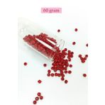 Royaleks BNC110 4 mm 60 gr Koyu Kırmızı Dökme Cam Büyük Boy 6/0 Kum Boncuk