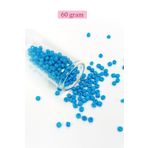 Royaleks BNC142 4 mm 60 gr Açık Mavi Dökme Cam Büyük Boy 6/0 Kum Boncuk