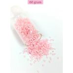 Royaleks BNC398 2 mm 60 gr Şeker Pembe Kesme Cam Boncuk