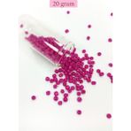 Royaleks Dökme Cam Kum Boncuk Büyük Boy (6/0) 4 mm - 20 Gram - Açık Mor - BNC094