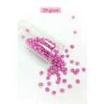 Royaleks Dökme Cam Kum Boncuk Büyük Boy (6/0) 4 mm - 20 Gram - Eflatun - BNC085