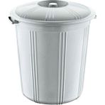 Royaleks Group 35 Lt Kapaklı Yuvarlak Plastik Büyük Boy Çöp Kovası Su Et Kovası Balkon Kovası Bahçe Kovası ROYALEKS-55642 - .