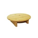 Royaleks Group Ahşap Kesim Tahtası Panosu 30 Cm. Yuvarlak Bambu Ayaklı Royaleks-10506 RT-RY-H-82525