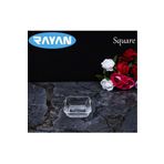 Royaleks Group Square Tekli Kare Cam Kahvaltılık Kase Royaleks-81485