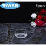 Royaleks Group Square Tekli Kare Cam Kahvaltılık Kase