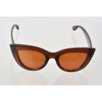 Royaleks Kahverengi Çerçeve Cat Eye Kadın Güneş Gözlüğü - Moda Gözlük