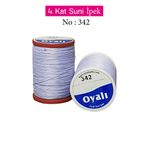 Royaleks No: 342 Oyalı 4 Kat Suni İpek İğne Oyası Boncuk İpi