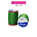 Royaleks No: 557 Oyalı 4 Kat Suni İpek İğne Oyası Boncuk İpi