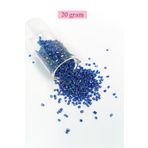 Royaleks RT-RYL-BN24095-42-20 Kesme Cam Boncuk 2Mm - 20 Gram - Koyu Mavi -Bnc344